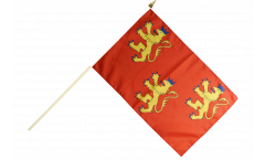 Stockflagge Frankreich Dordogne