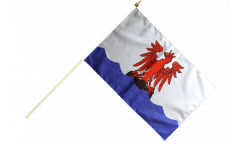 Stockflagge Frankreich Nizza