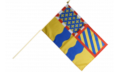 Stockflagge Frankreich Saône-et-Loire