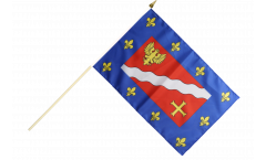 Stockflagge Frankreich Val-d'Oise