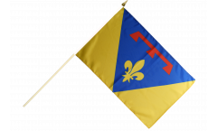 Stockflagge Frankreich Var