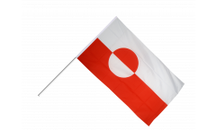 Stockflagge Grönland