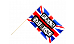 Stockflagge Großbritannien Punks Not Dead