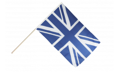 Stockflagge Großbritannien Union Jack Blau