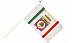 Stockflagge Italien Apulien