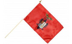 Stockflagge Italien Provinz Palermo