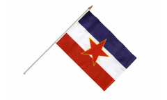 Stockflagge Jugoslawien alt