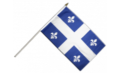 Stockflagge Kanada Quebec