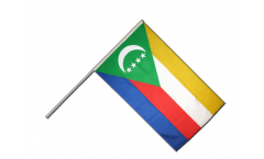 Stockflagge Komoren