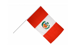 Stockflagge Peru