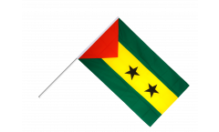 Stockflagge Sao Tome und Principe