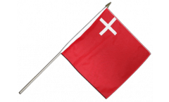 Stockflagge Schweiz Kanton Schwyz