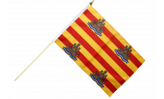 Stockflagge Spanien Ibiza