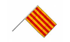 Stockflagge Spanien Katalonien