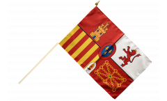 Stockflagge Spanien Royal