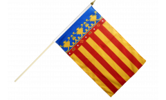 Stockflagge Spanien Valencia