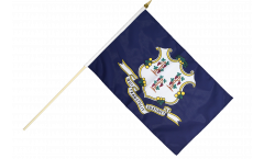 Stockflagge USA Connecticut