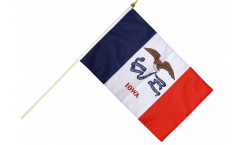 Stockflagge USA Iowa