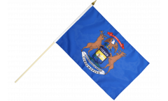 Stockflagge USA Michigan