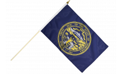 Stockflagge USA Nebraska