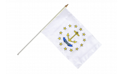 Stockflagge USA Rhode Island