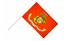 Stockflagge USA US Marine Corps