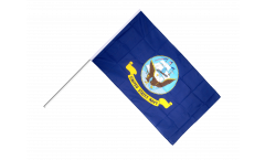 Stockflagge USA US Navy