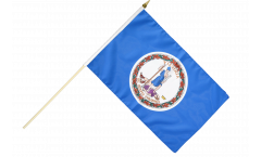 Stockflagge USA Virginia