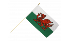 Stockflagge Wales