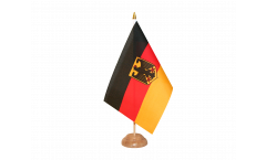 Tischflagge Deutschland mit Adler