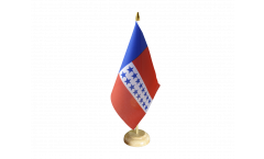 Tischflagge Frankreich Französisch Polynesien Tuamotu-Archipel