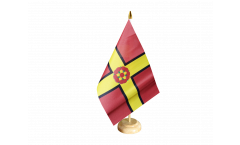 Tischflagge Großbritannien Northamptonshire neu