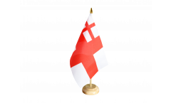 Tischflagge Großbritannien White Ensign 1702-1707