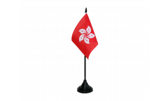 Tischflagge Hongkong