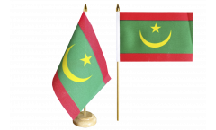 Tischflagge Mauretanien