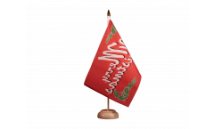 Tischflagge Merry Christmas