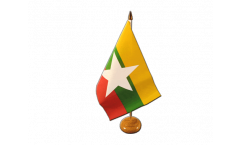 Tischflagge Myanmar neu