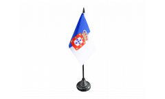 Tischflagge Portugal royal 1830-1910