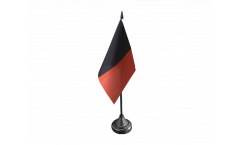Tischflagge Schwarz rot