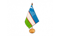 Tischflagge Usbekistan