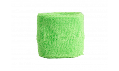 Schweißband einfarbig hellgrün - 7 x 8 cm