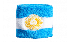 Schweißband Argentinien mit Sonne - 7 x 8 cm