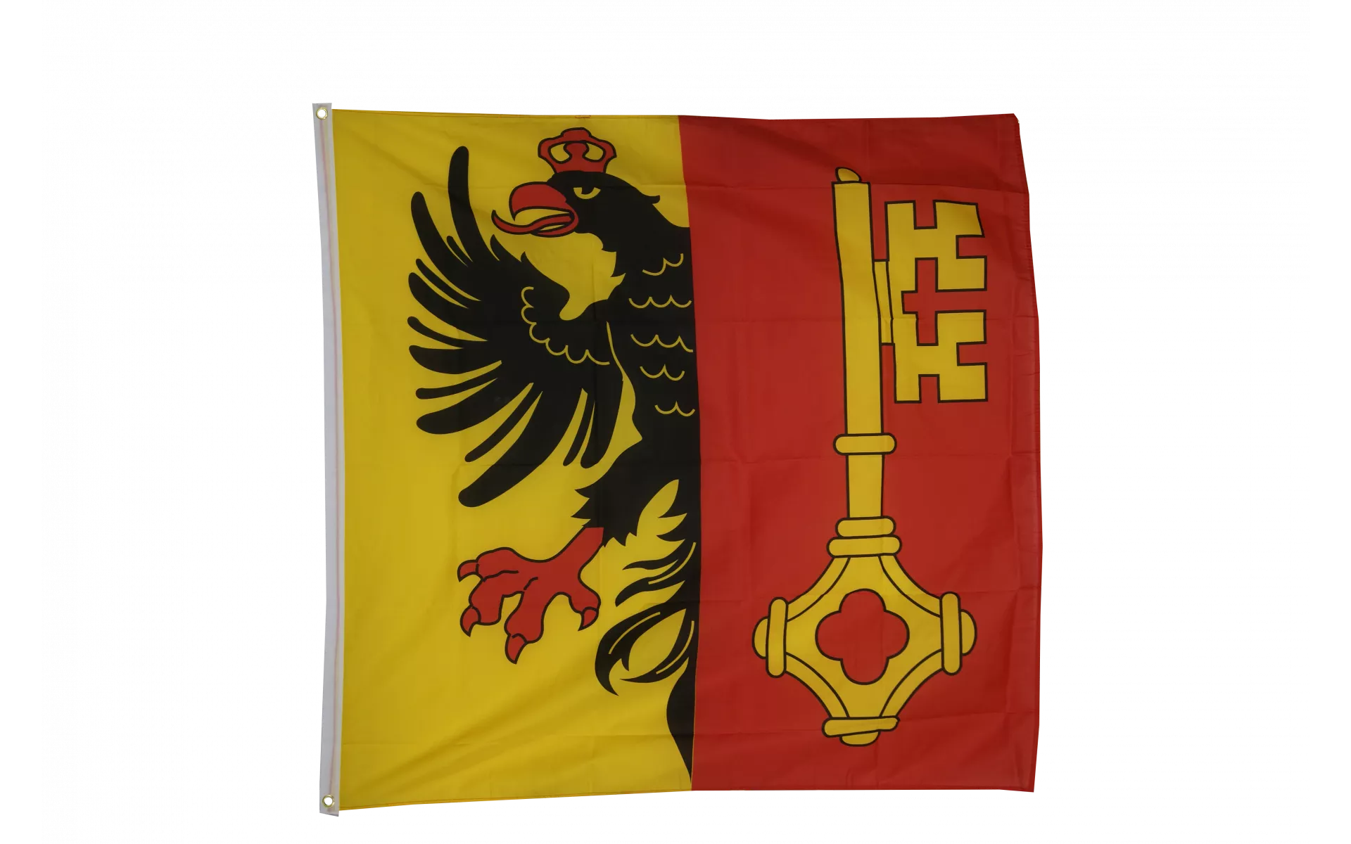 Flagge Fahne Schweiz Kanton Jura Hissflagge 120 x 120 cm 
