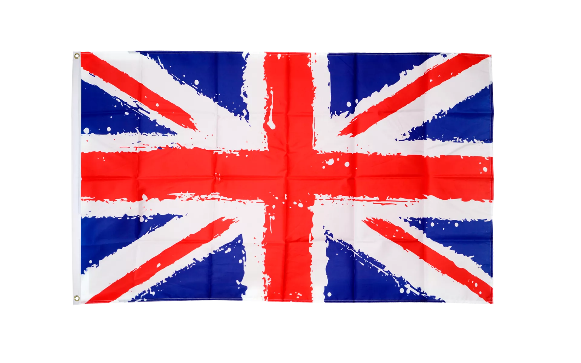 Flaggenfritze Freundschaftskette Schweiz-Großbritannien – 16 Fahnen à 15x22 Cm, 6 M Lang